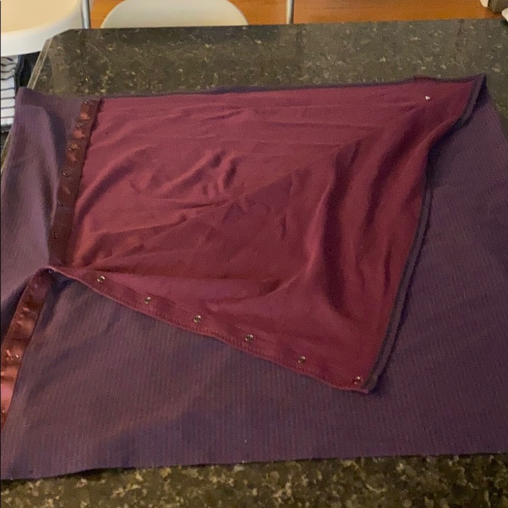 Maroon wrap lululemon scarf